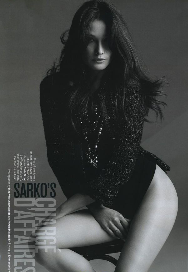 Carla Bruni Nackt. Foto - 3