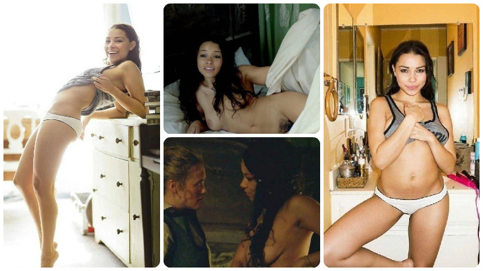 Jessica Parker Kennedy shows off her nude pussy