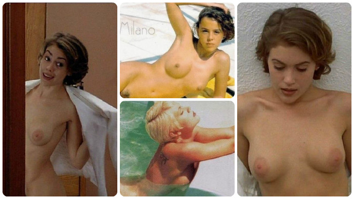 Alyssa Milano finally gets naked. Gallery - 1