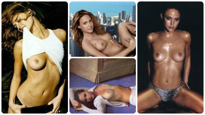 Josie Maran poses for a nude photo shoots
